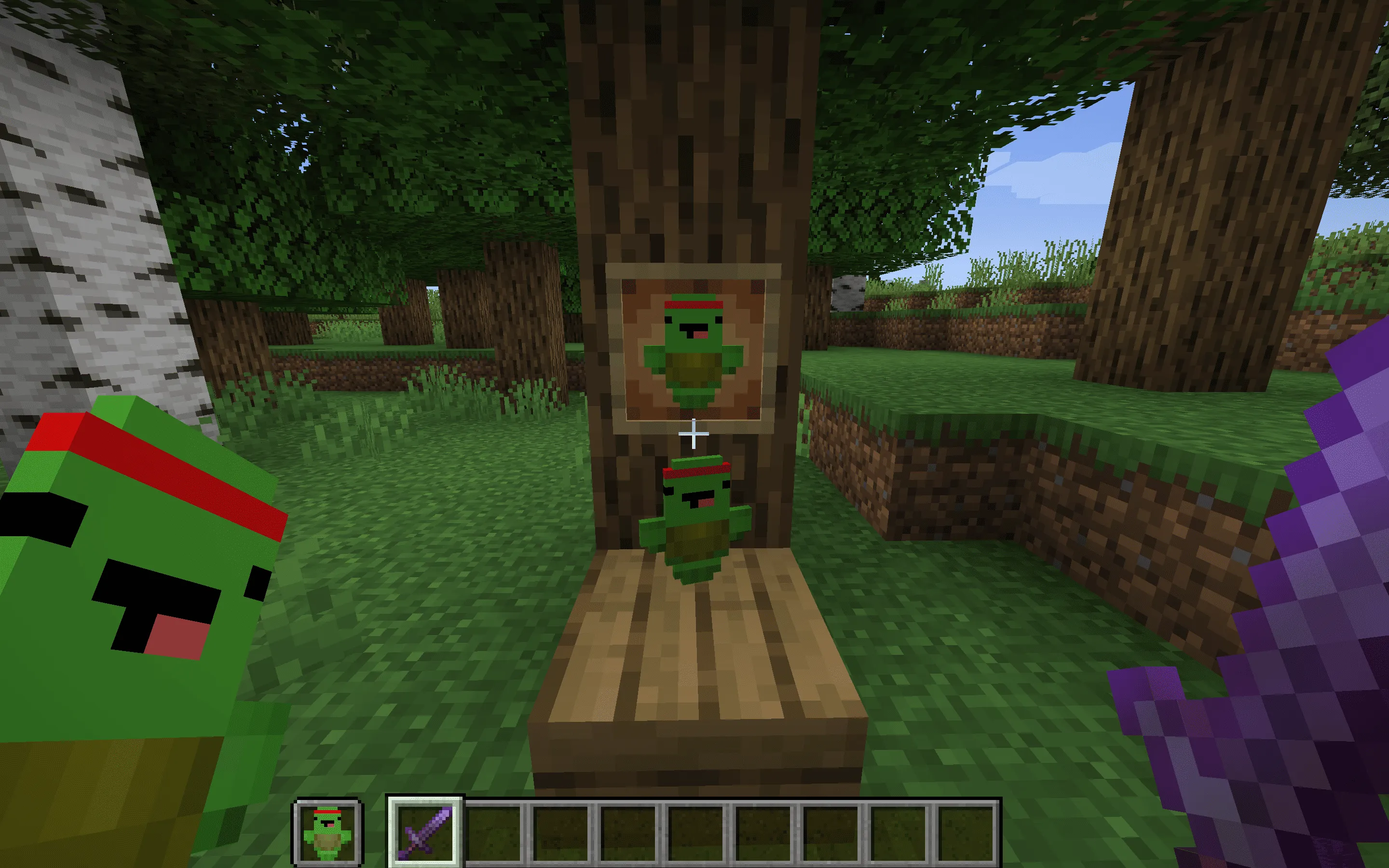 Red Ninja Turtle Totem — скриншот 1 (Текстуры, Minecraft)