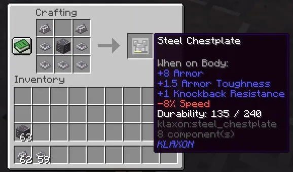 KLAXON, Моды, Minecraft