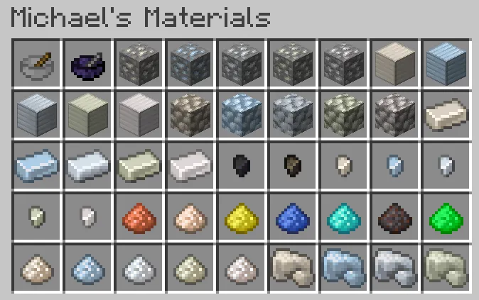 Michael's Materials [Fabric], Моды, Minecraft