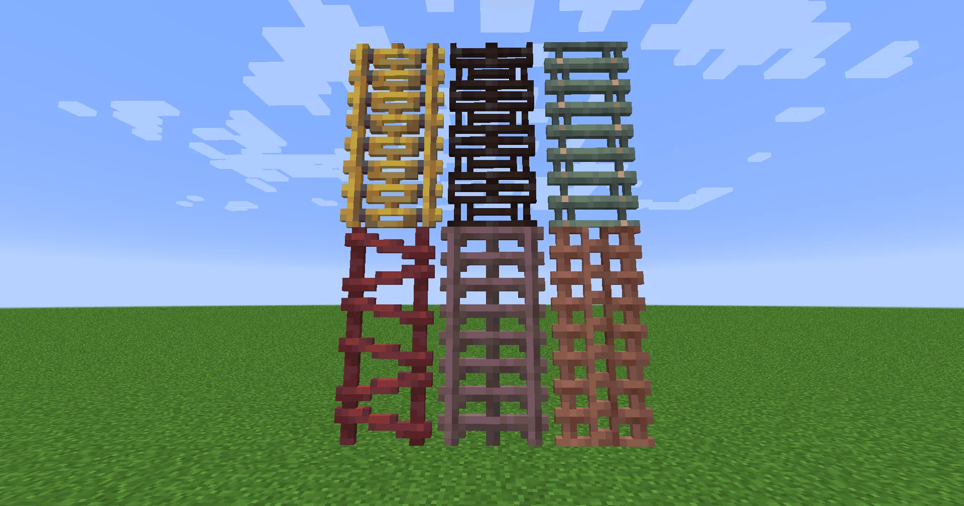 Crucial 2 - 3D Ladders, Текстуры, Minecraft