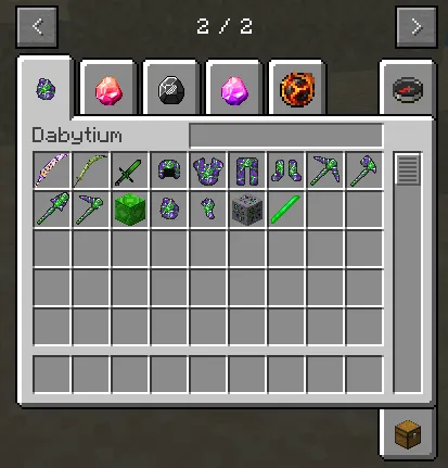 Daby Mods, Моды, Minecraft
