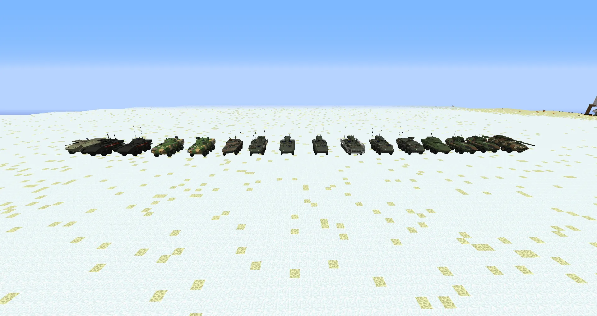 Flans Global Firestorm, Моды, Minecraft