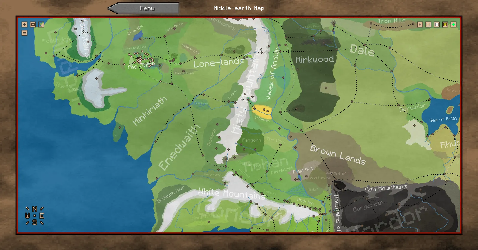 Jorney of MiddleEarth  - The Lord of the Rings - LOTR - Hobbit — скриншот 1 (Модпаки, Minecraft)