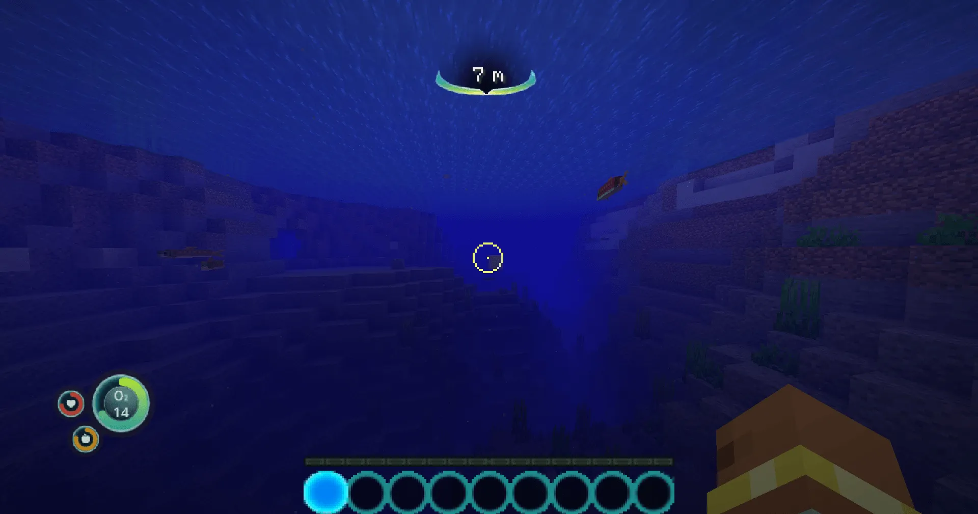 Subnautica HUD — скриншот 2 (Моды, Minecraft)