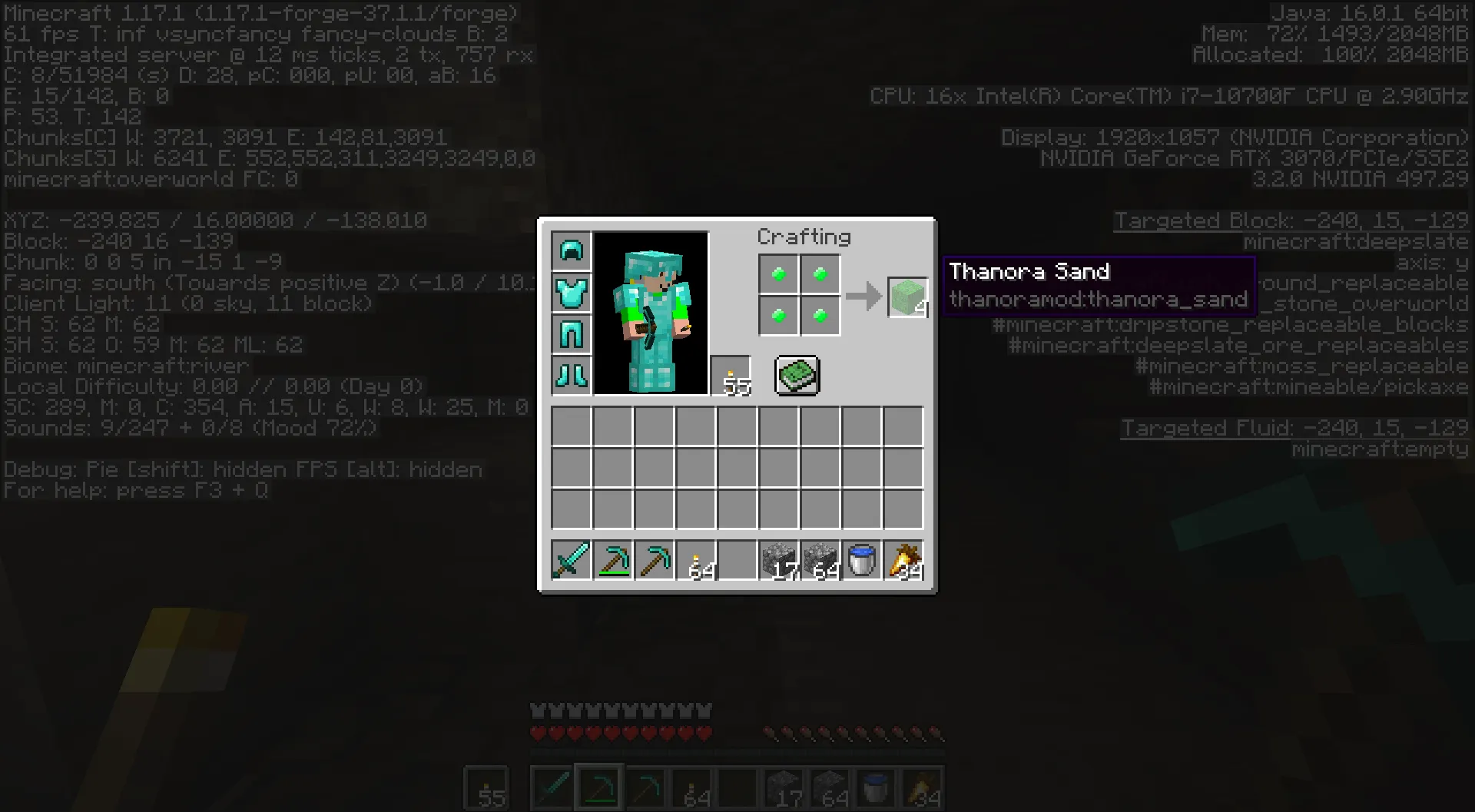 Thanora: Dimensions and Adventures, Моды, Minecraft