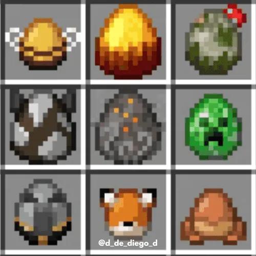 NEW EGGS MOBS — скриншот 2 (Текстуры, Minecraft)