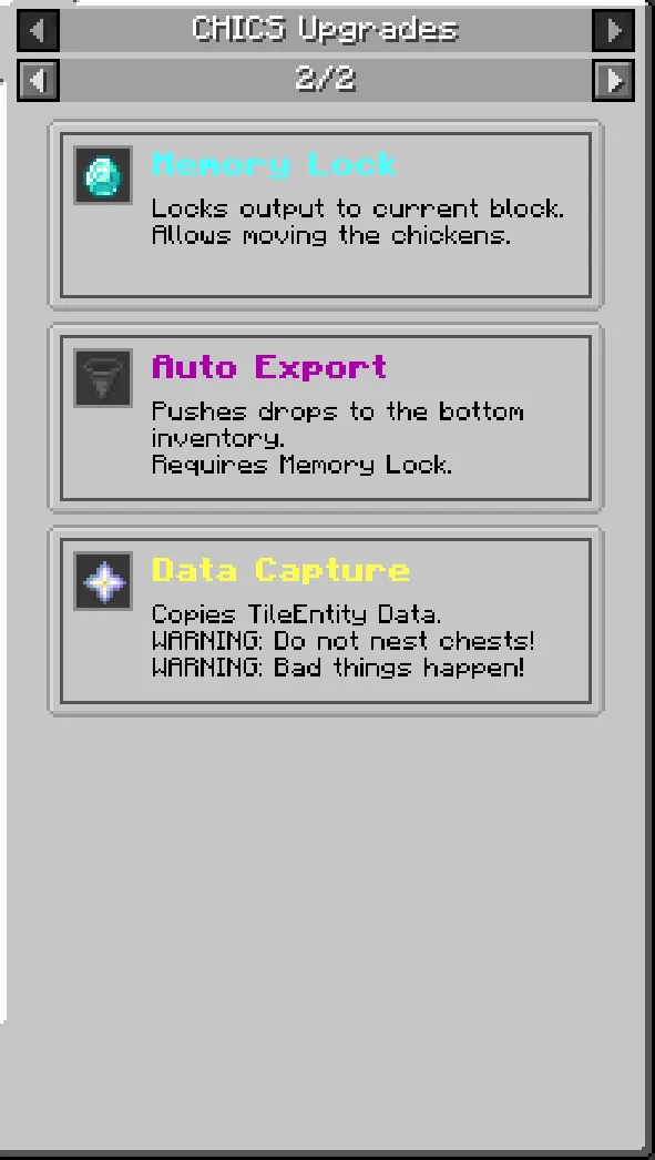 CHIC — скриншот 6 (Моды, Minecraft)