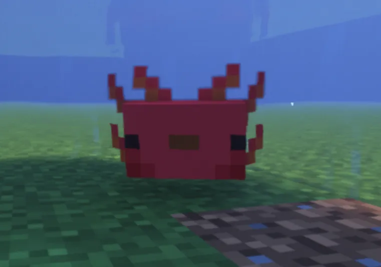 Red Axolotl — скриншот 2 (Текстуры, Minecraft)