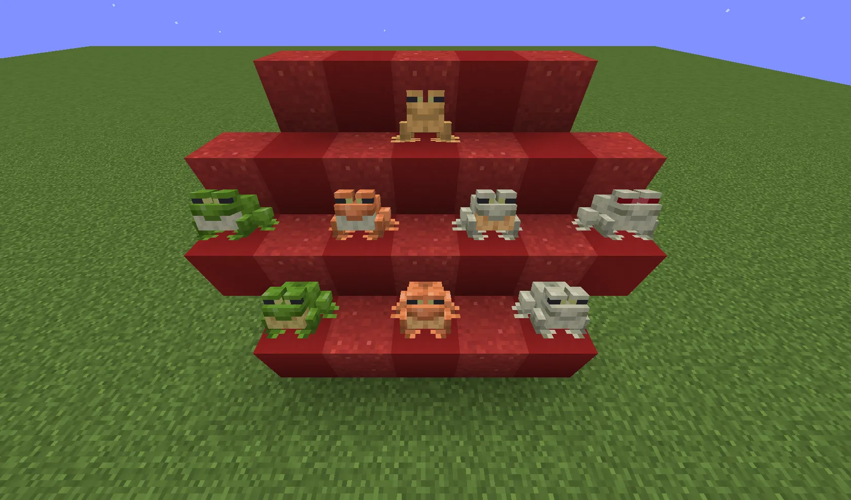 Shiny's Frog Variants (Optifine Required) — скриншот 4 (Текстуры, Minecraft)