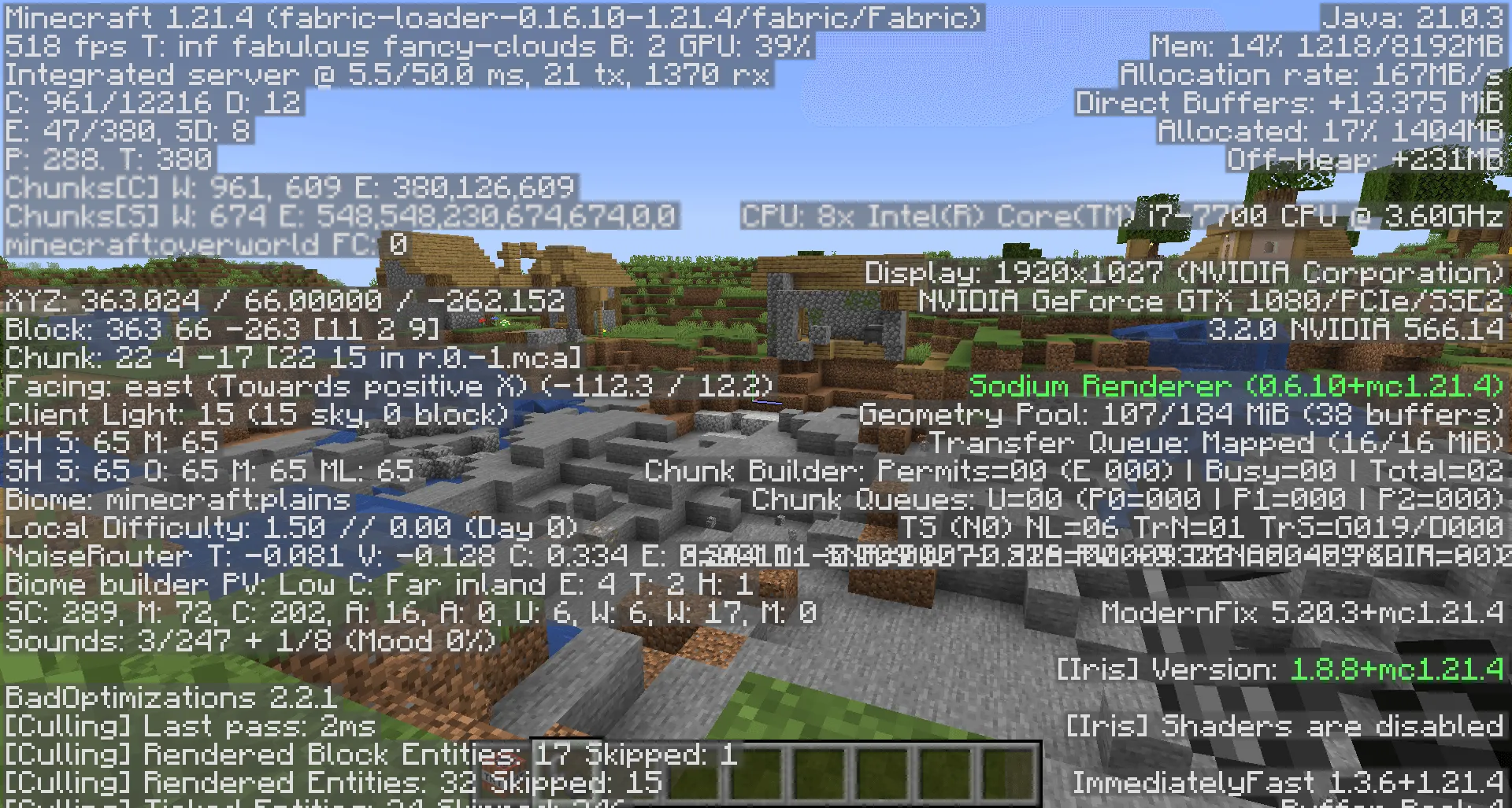 [SFP] SUPER FPS FOR POTATOES (1.21.11 Updated) — скриншот 2 (Модпаки, Minecraft)