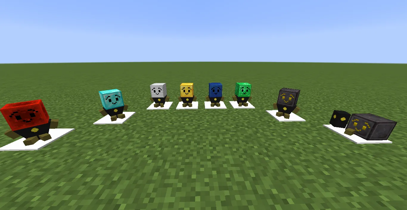 Phoenix SC Diamond Man Plush — скриншот 2 (Текстуры, Minecraft)