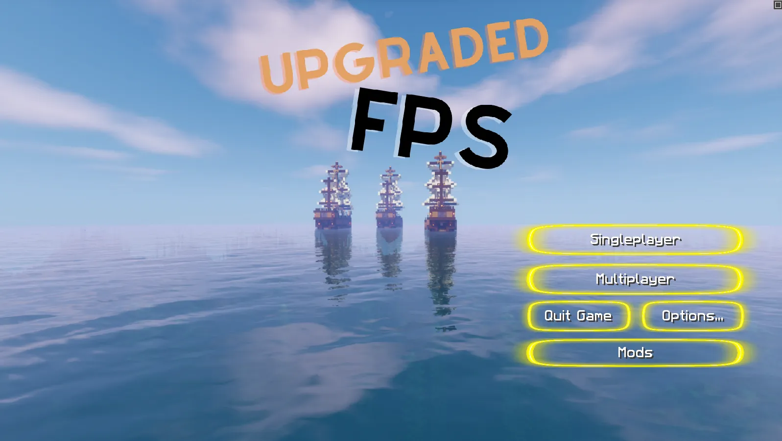Upgraded FPS — скриншот 1 (Модпаки, Minecraft)