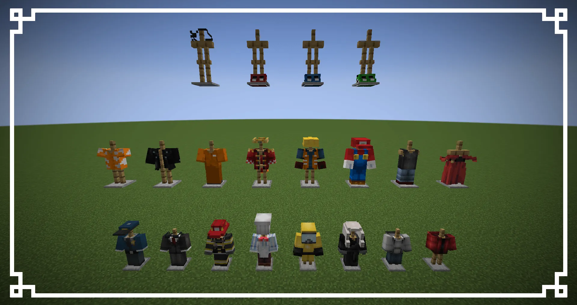 Faz's Roleplay Clothes — скриншот 1 (Моды, Minecraft)