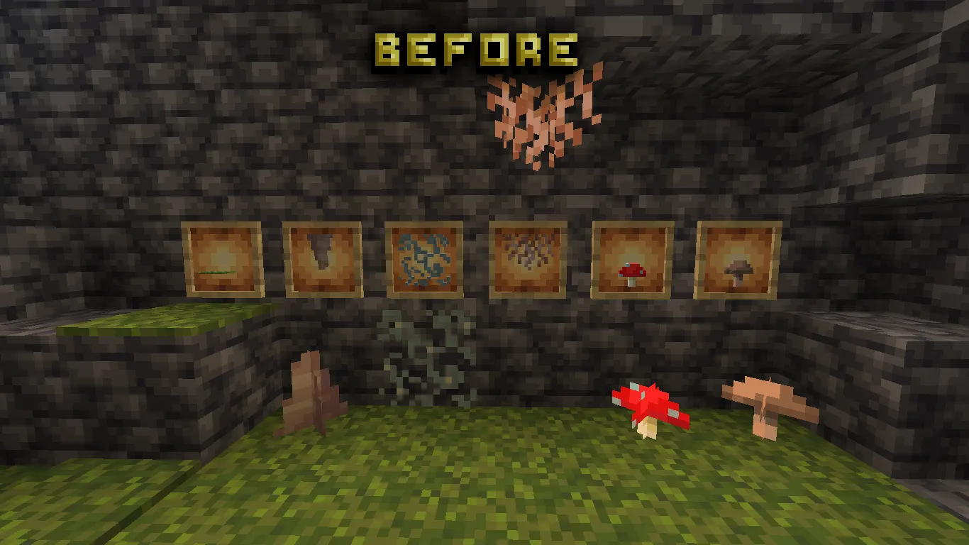 Caves Rework — скриншот 1 (Текстуры, Minecraft)