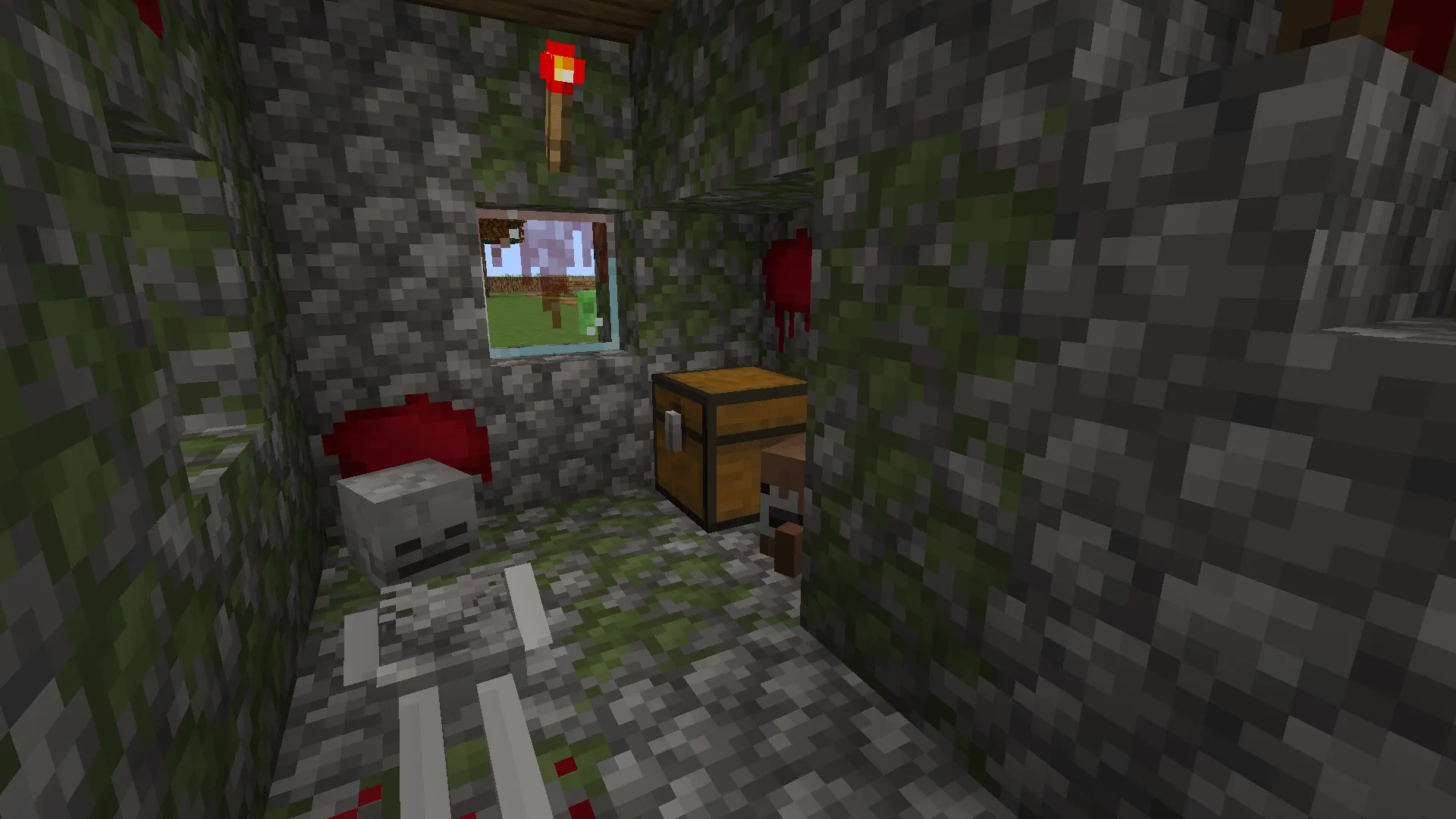 Wollcrafter's Horror Structures — скриншот 1 (Моды, Minecraft)