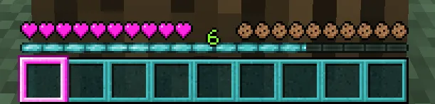 PINK and BLUE UI Addon (Default PvP) — скриншот 1 (Текстуры, Minecraft)