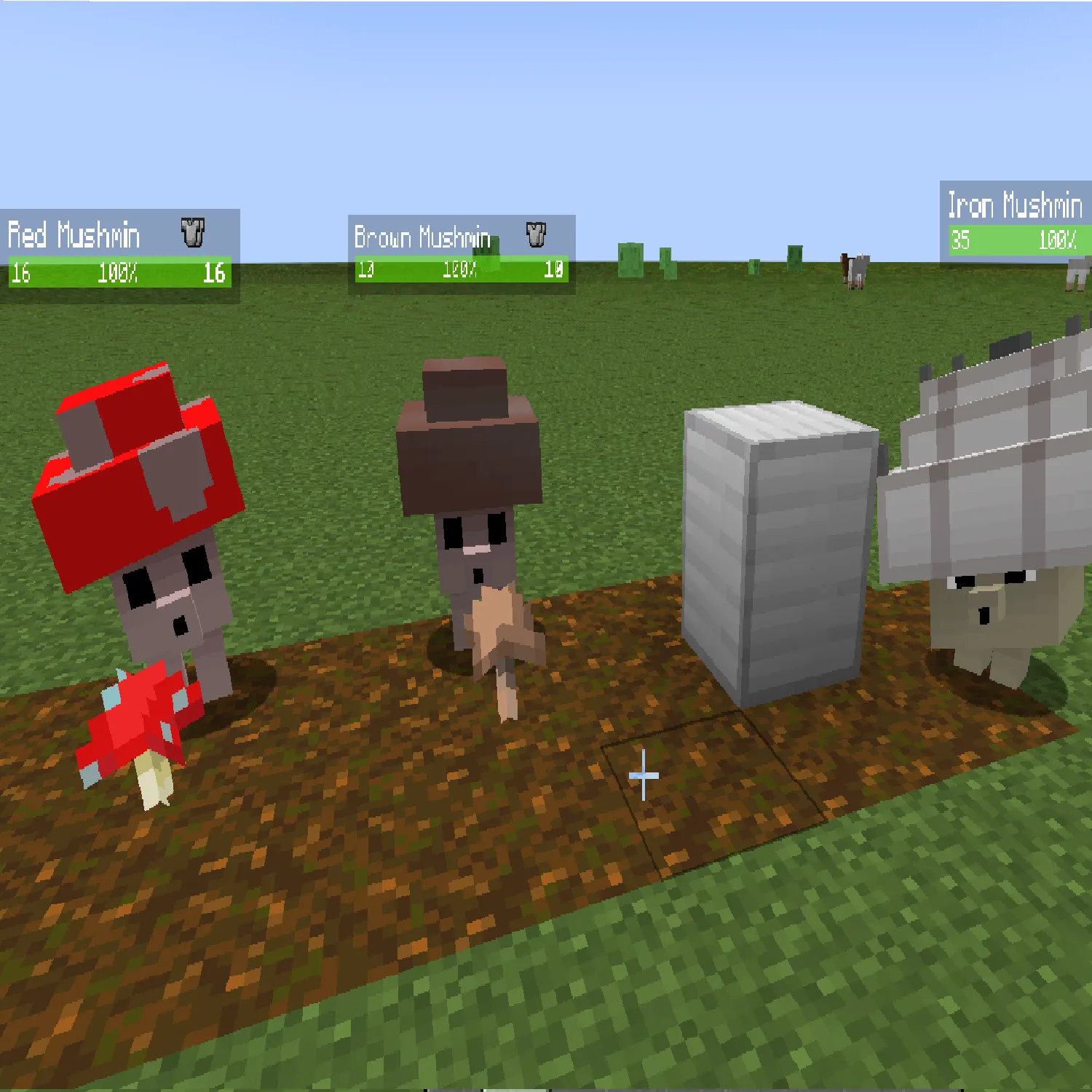 Mushmin, Моды, Minecraft