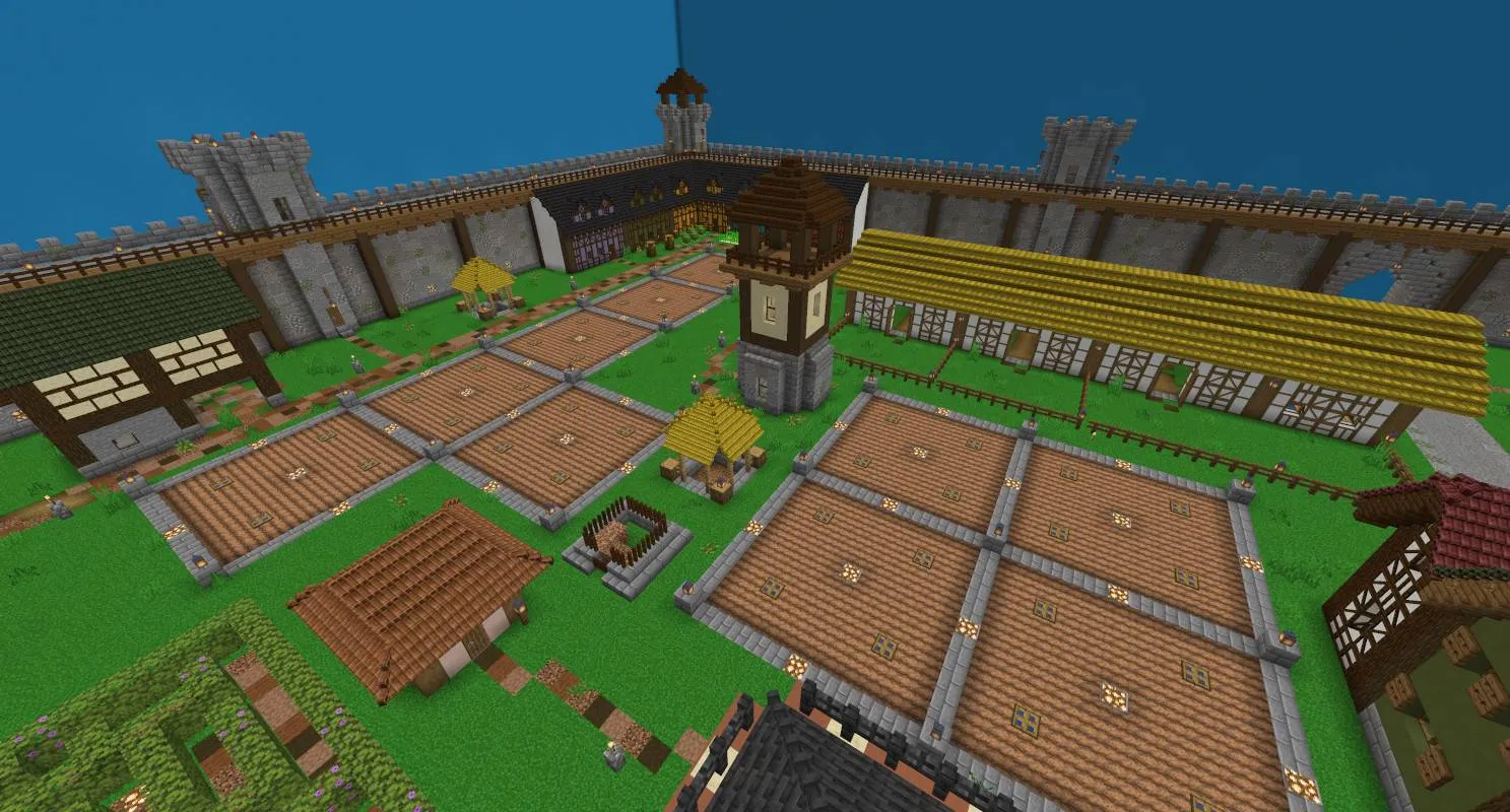 The Castle Ruins - Minecolonies Style — скриншот 7 (Аддоны, Minecraft)
