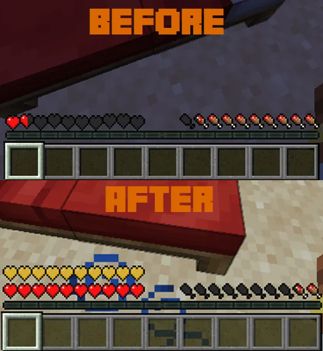 RPG Health Overhaul — скриншот 2 (Моды, Minecraft)