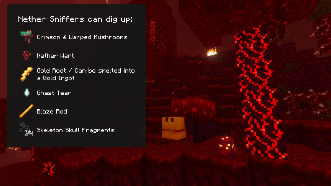 Sniffer Reimagined — скриншот 2 (Моды, Minecraft)