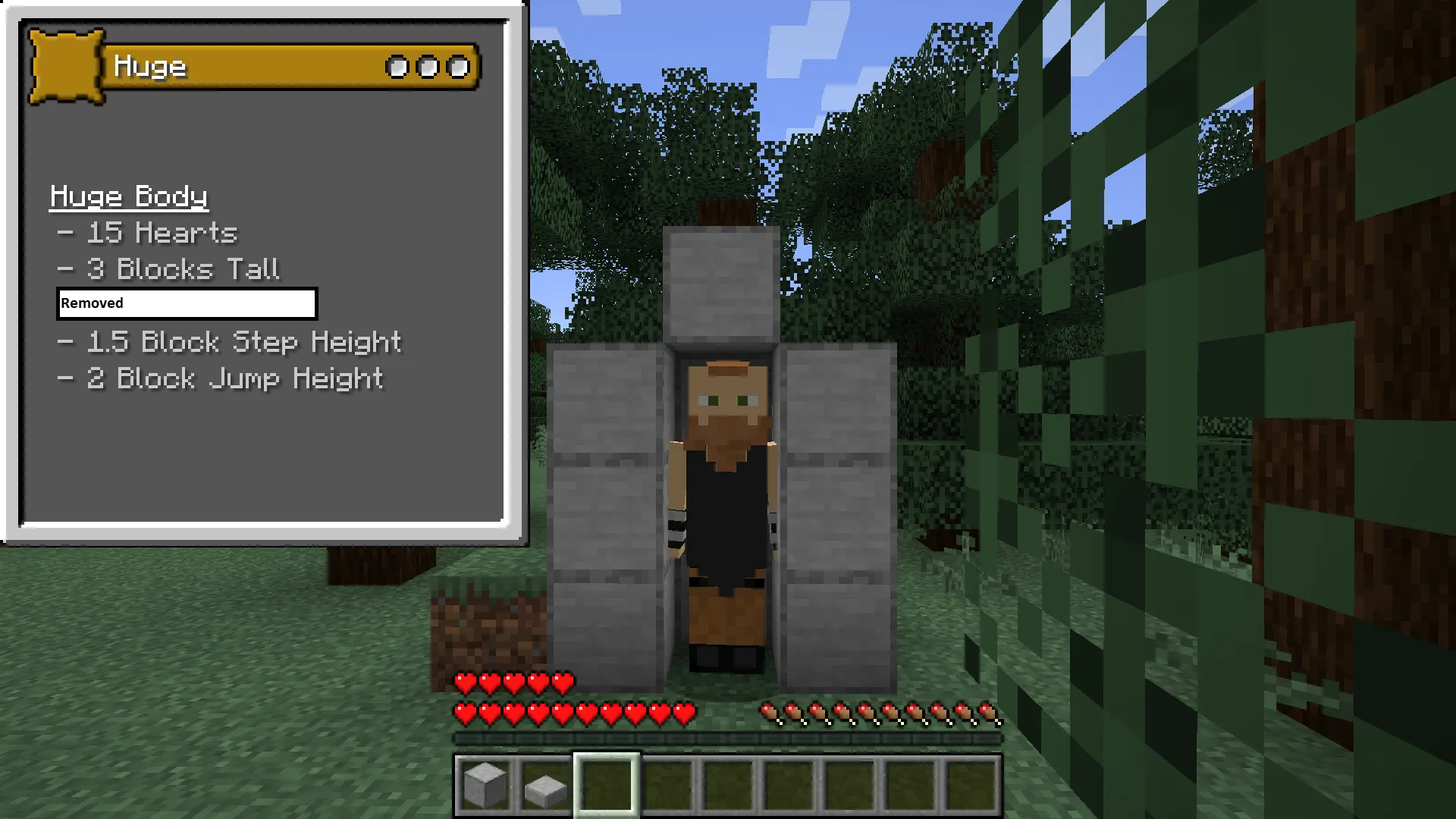 Customizable Origins - Sizes, Моды, Minecraft