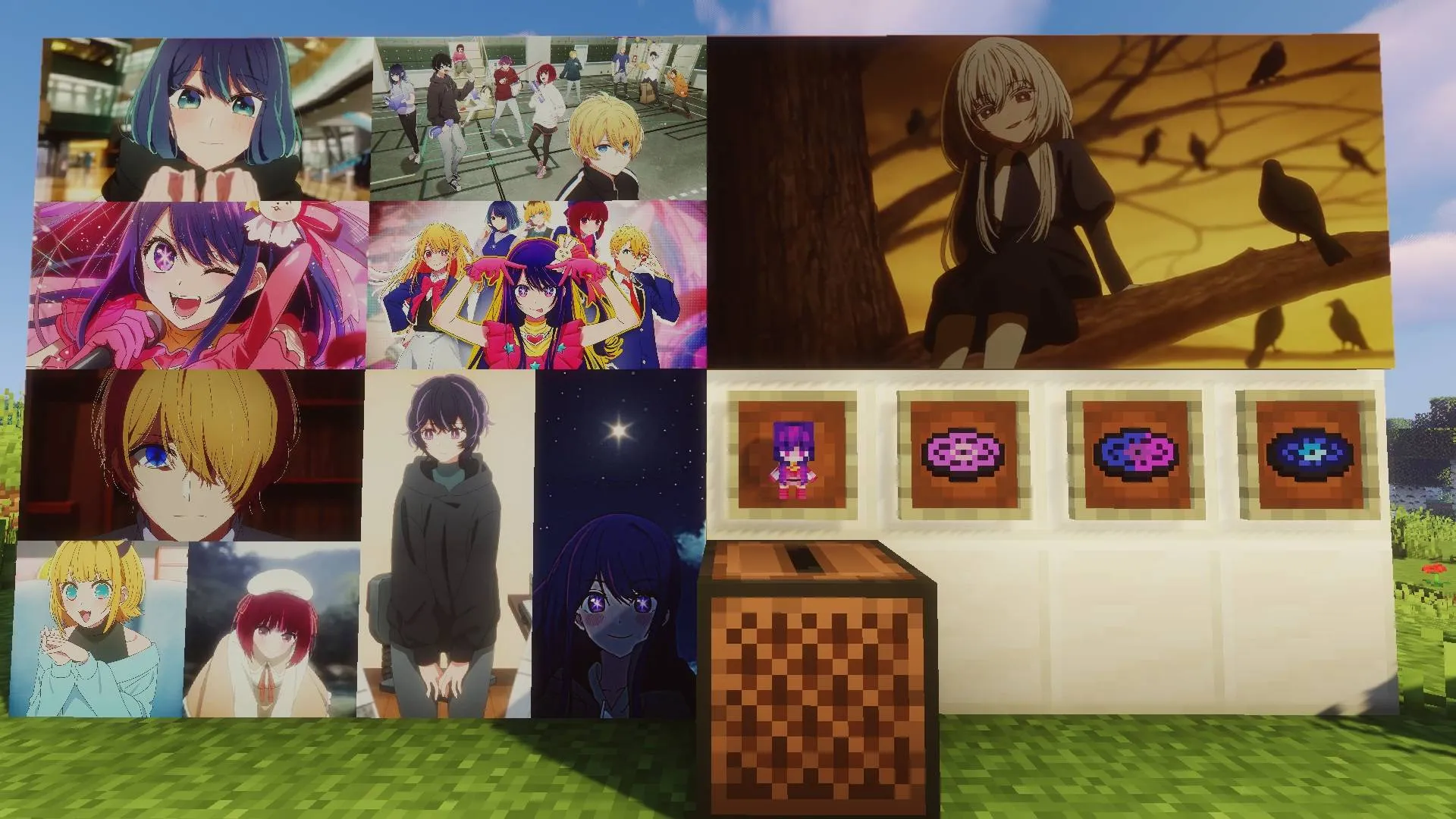 Oshi no ko pack, Текстуры, Minecraft