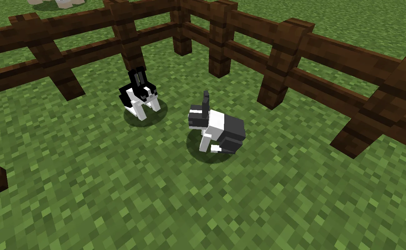 Bunny Variants With Better Eyes, Текстуры, Minecraft