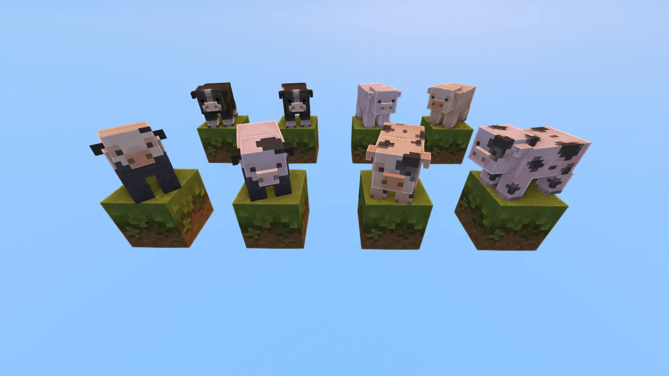 Mizuno's Pig Variants — скриншот 3 (Текстуры, Minecraft)