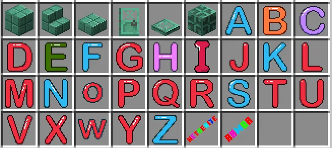 LetterQuest — скриншот 3 (Моды, Minecraft)