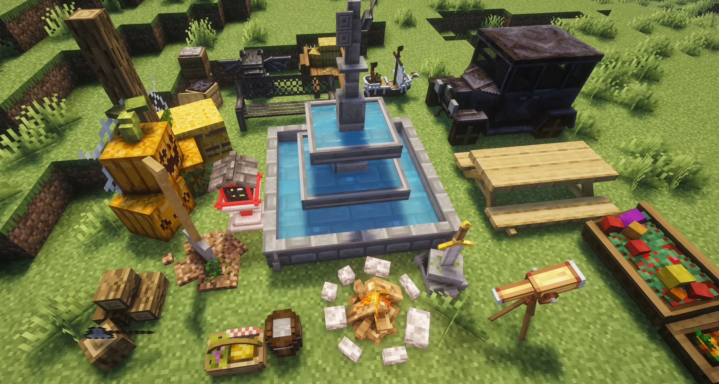 Immersive Furniture — скриншот 2 (Моды, Minecraft)