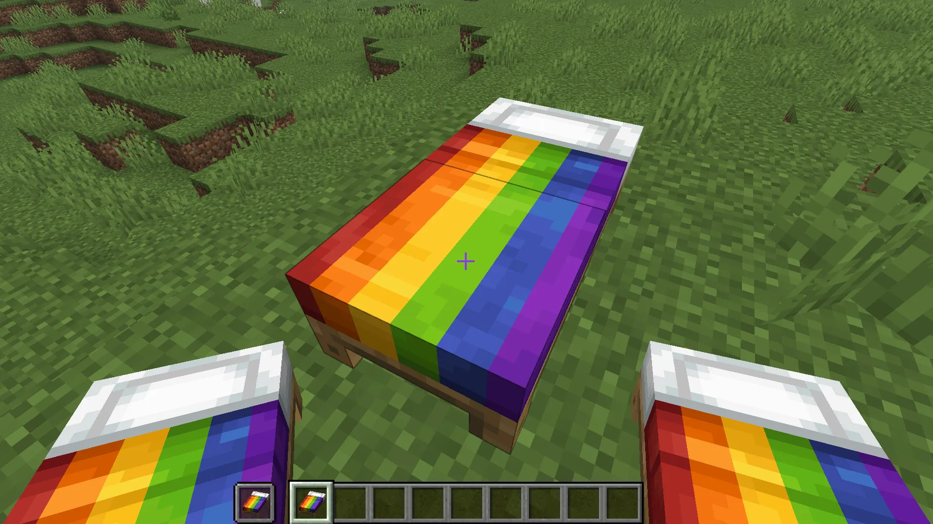 Rainbow Bed, Текстуры, Minecraft