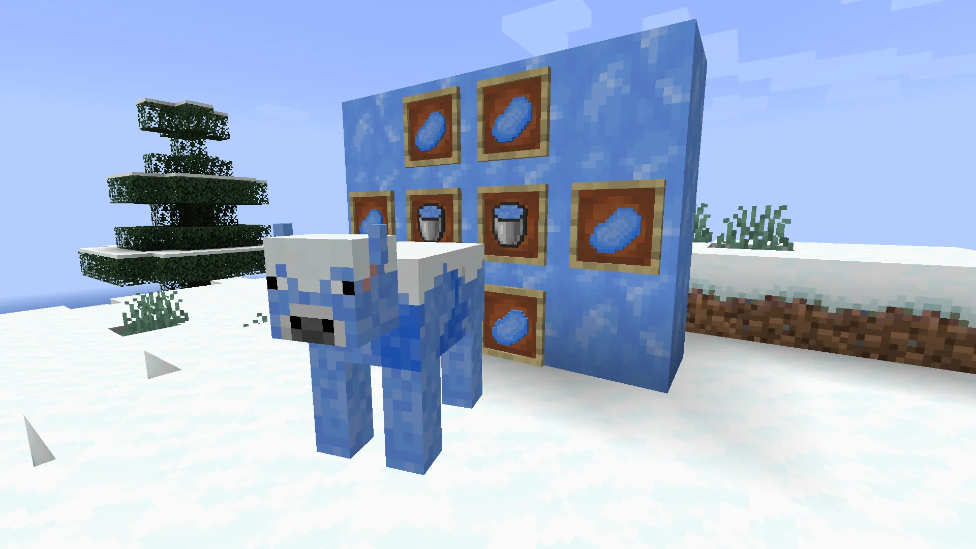 Frozen Cows — скриншот 1 (Моды, Minecraft)