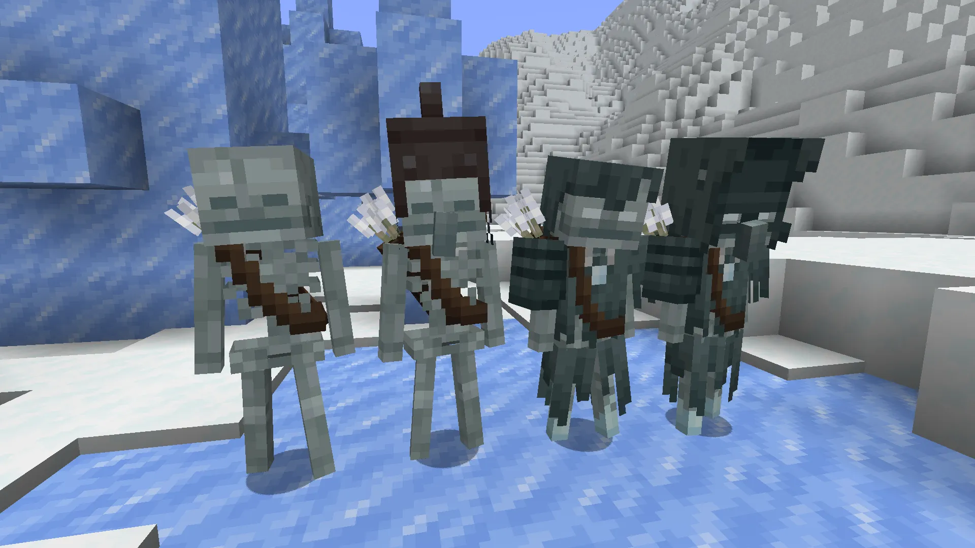 AL's Skeletons Revamped: Classic Faces, Текстуры, Minecraft