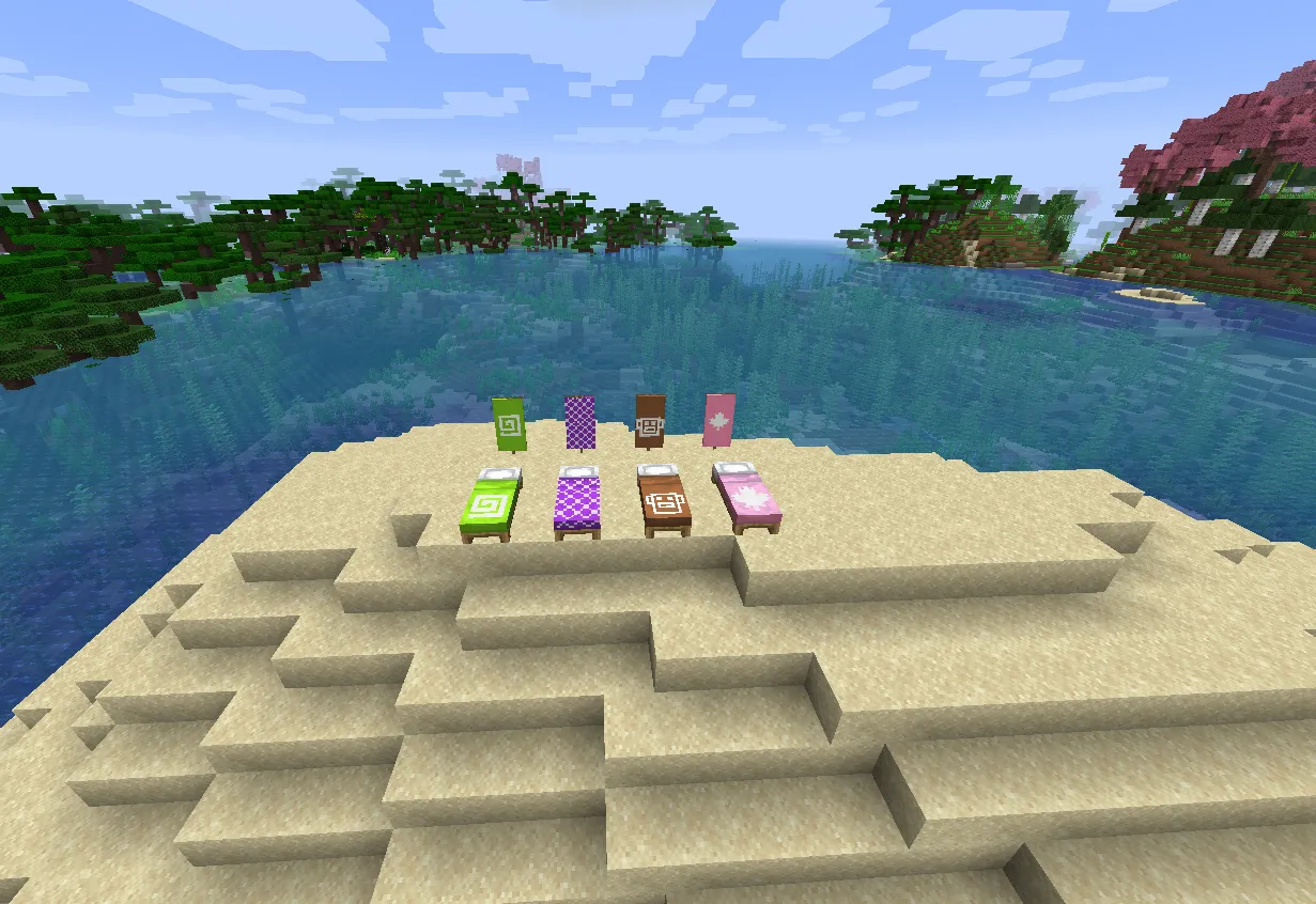Bedspreads Abnormals mods Compatibility — скриншот 1 (Текстуры, Minecraft)