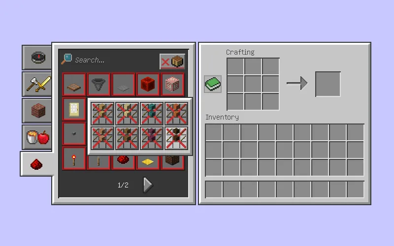The Suttle GUI Changes Pack — скриншот 6 (Текстуры, Minecraft)