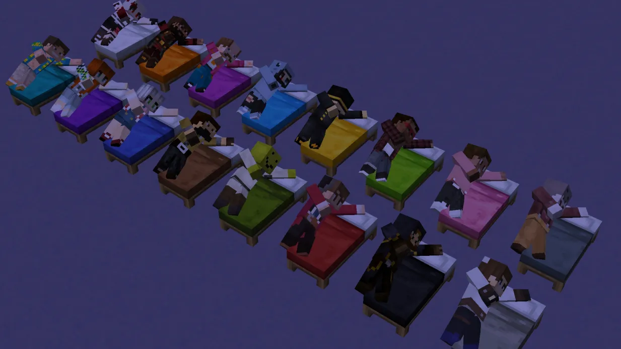 Bed MIneShield, Текстуры, Minecraft