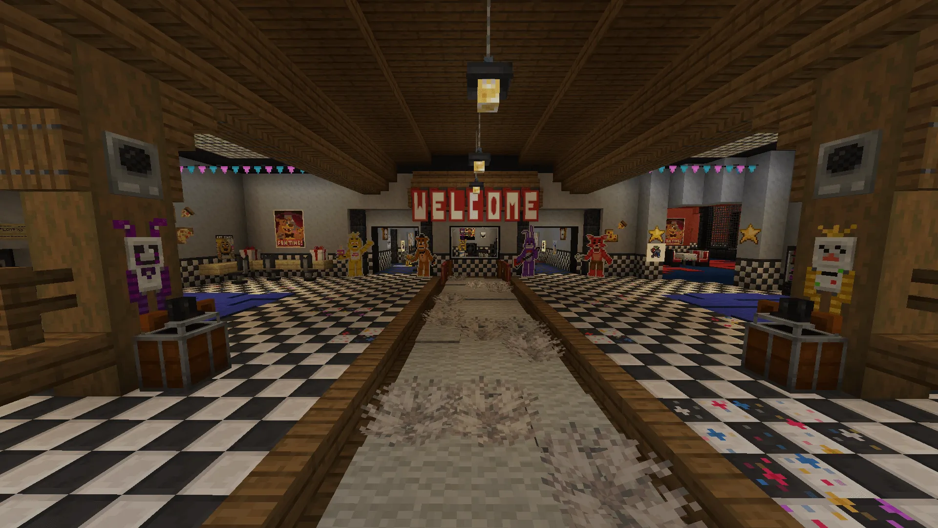 Rovdo's Fnaf Pizzeria, Карты, Minecraft