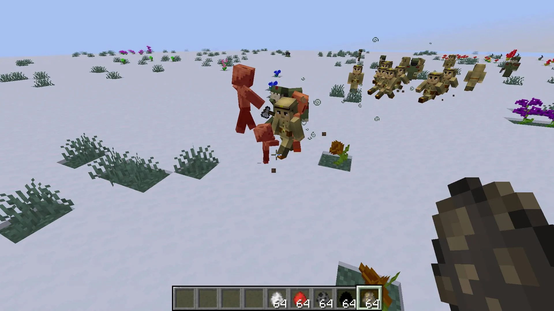 Japanese Army and Chinese Army — скриншот 3 (Моды, Minecraft)