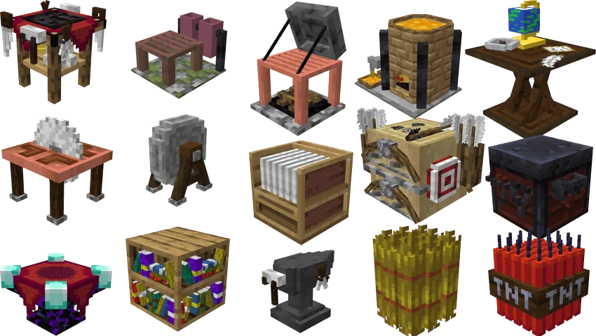 Utility Blocks Makeover — скриншот 1 (Текстуры, Minecraft)