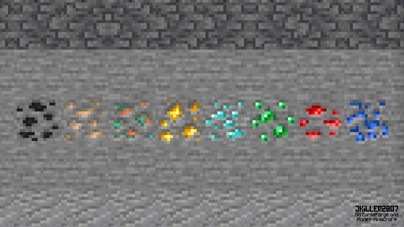 Visible M-Ore Variants, Текстуры, Minecraft