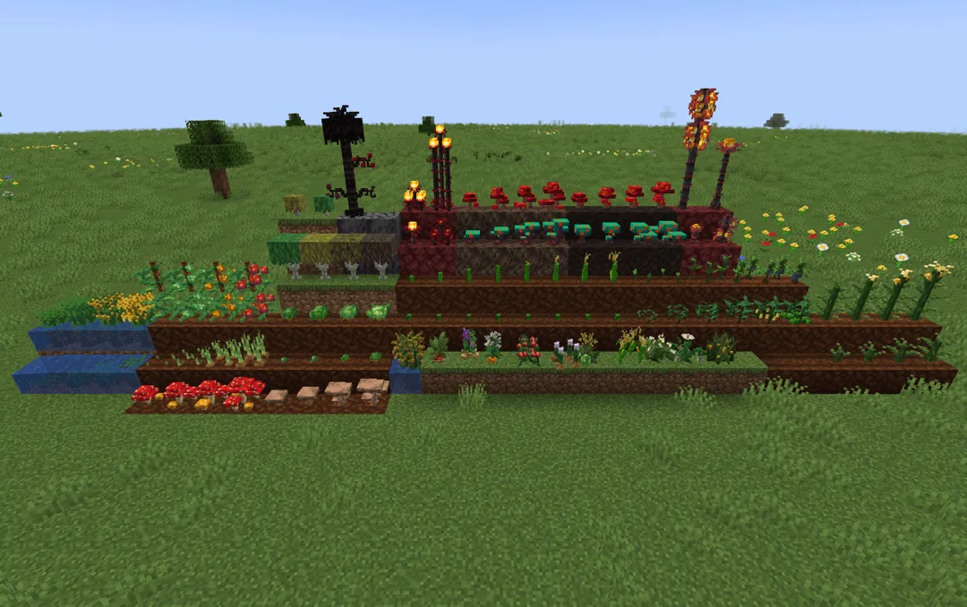 REVIVED Farmer's Delight crops 3D Refabricated — скриншот 1 (Текстуры, Minecraft)