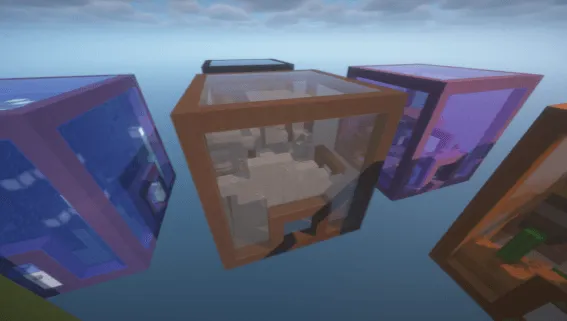Skycubes, Карты, Minecraft