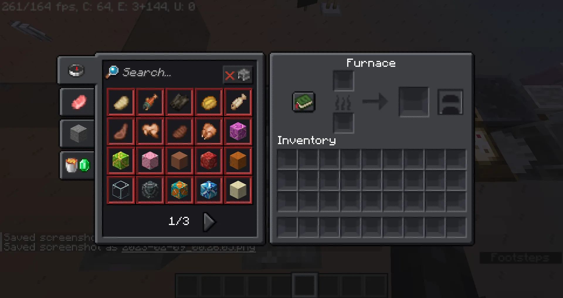 Shelves GUI Dark — скриншот 3 (Текстуры, Minecraft)