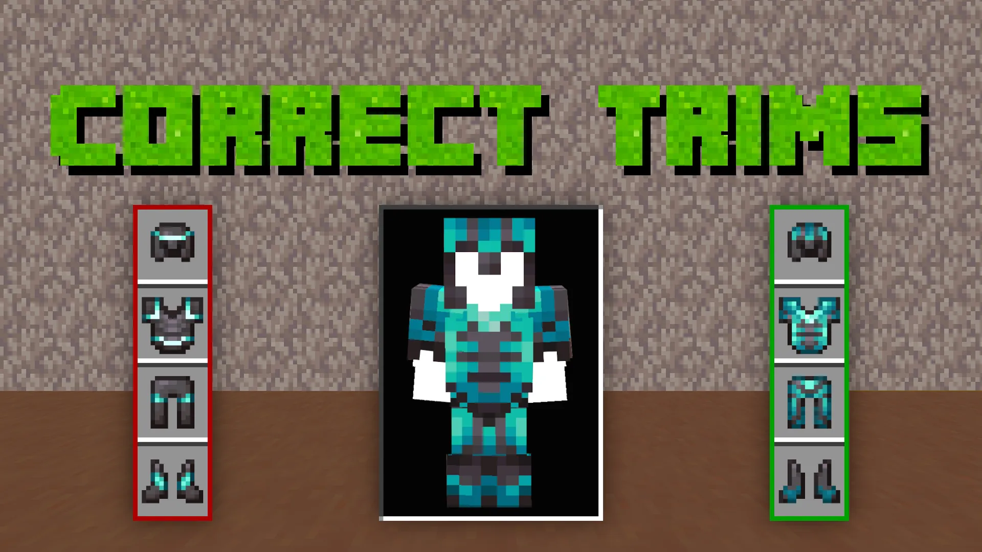 Correct Trims, Текстуры, Minecraft