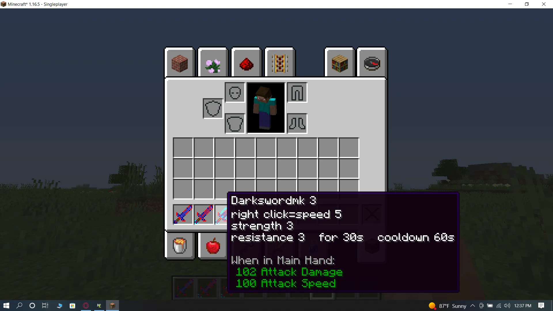 DARKNESS IS HERE, Моды, Minecraft