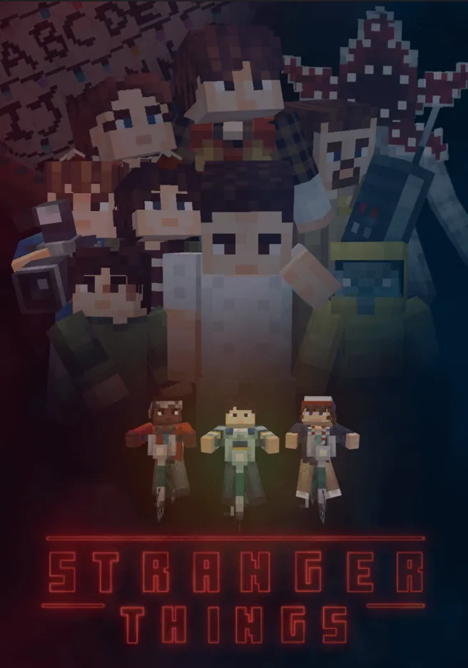 Stranger Things Mashup Skin Pack Port UPDATED — скриншот 1 (Аддоны, Minecraft)