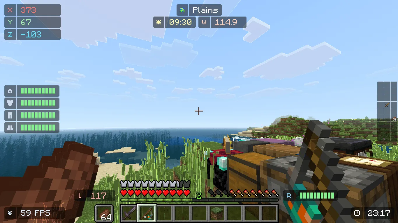 StarHUD, Моды, Minecraft