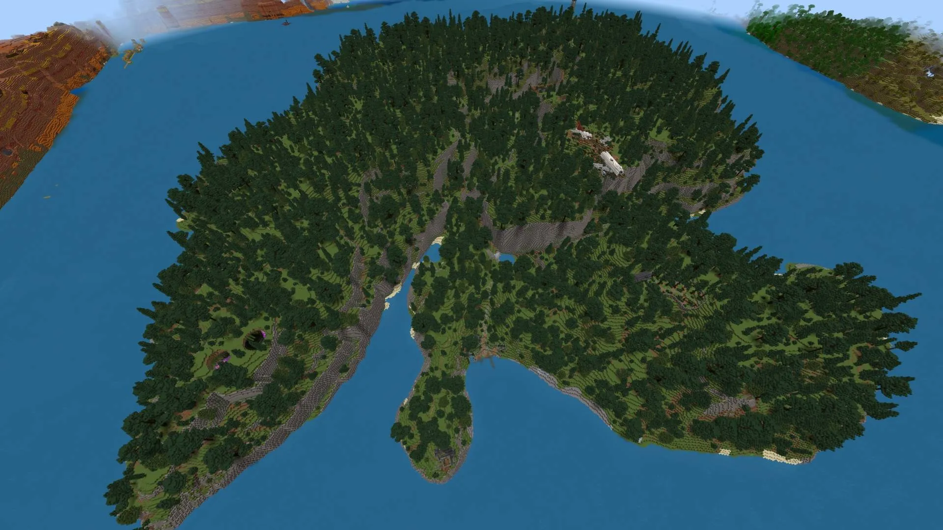 The Crash - Plane Crash Survival, Карты, Minecraft