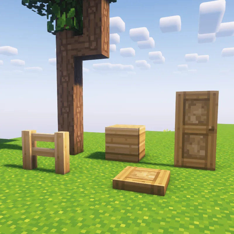 Whimscape x Terrestria — скриншот 1 (Текстуры, Minecraft)