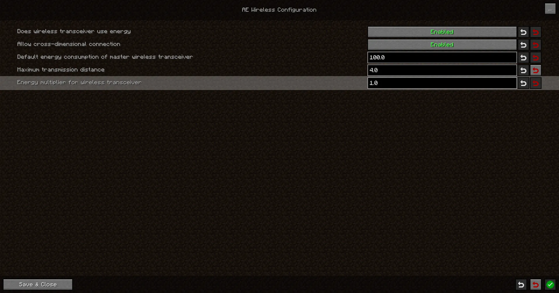 AE Wireless Transceiver, Моды, Minecraft